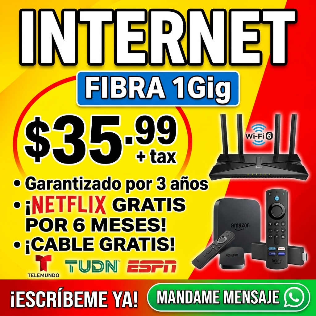 AT&T Fiber 1Gig Special Offer Banner